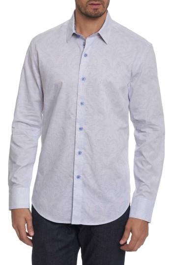 Men's Robert Graham Alex Bay Classic Fit Sport Shirt - White