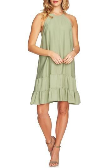 Women's Cece Ruffled Shift Dress - Green