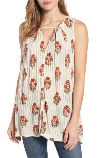 Women's Lucky Brand Woodblock Print Tunic - Ivory