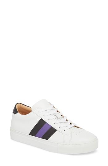 Women's Greats Royale Stripe Sneaker M - White