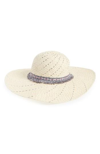 Women's Bp. Metallic Stripe Straw Hat -