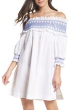 Women's Love, Nickie Lew Glitter Knit Strappy Skater Dress - Brown
