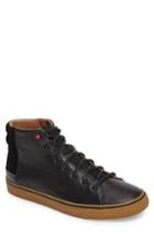 Men's Ugg Hoyt Luxe Genuine Shearling High Top Sneaker M - Black