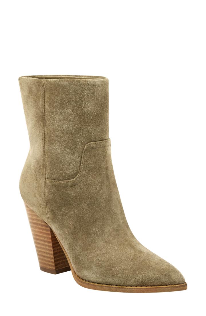 Women's Marc Fisher Ltd Devin Pointy Toe Bootie M - Beige