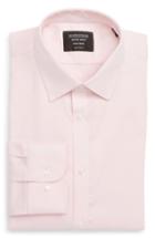 Men's Nordstrom Men's Shop Extra Trim Fit Non-iron Solid Dress Shirt .5 - 32/33 - Pink