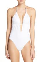 Women's Milly Acapulco One-piece Swimsuit, Size - White
