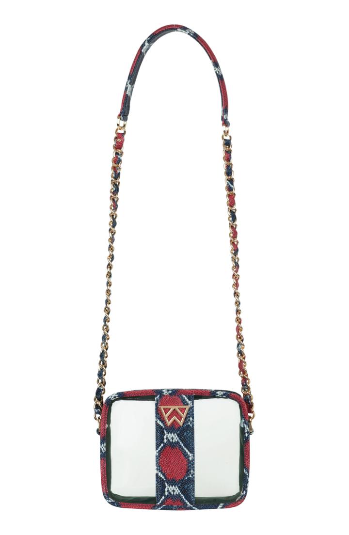 Kelly Wynne Clear Mingle Mingle Mini Crossbody Bag -