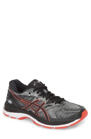 Men's Asics Gel-nimbus 20 Running Shoe D - Black