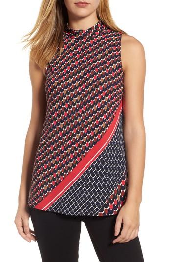 Women's Nic+zoe Mixed Dots Tank - Red