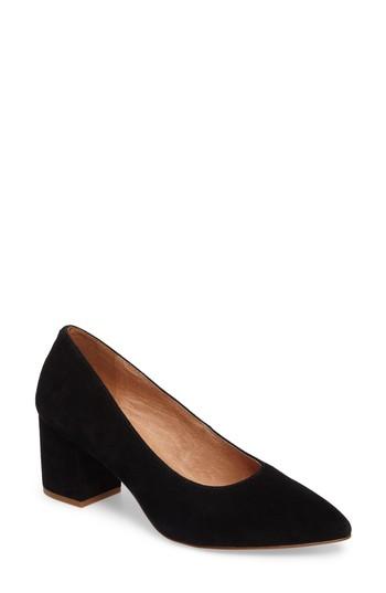 Women's Madewell Rivka Pointy Toe Pump .5 M - Black