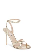 Women's Katy Perry The Jocelyn Open Toe Bootie .5 M - Metallic