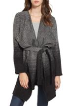 Women's Bb Dakota Myles Ombre Blanket Coat - Black