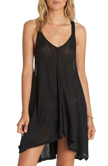 Women's Billabong Twisted View Cover-up Dress - Black