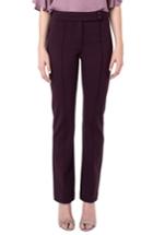 Women's Liverpool Ingrid Extended Tab Trousers - Burgundy