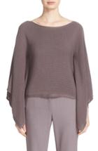 Women's Lafayette 148 New York Crop Silk & Cotton Kimono Sweater