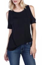 Women's Paige Tamsin Cold Shoulder Tee - Black
