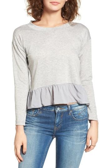 Women's Cotton Emporium Ruffle Trim Tee