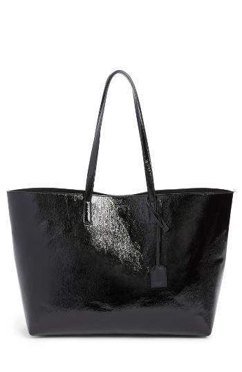 Saint Laurent East/west Leather Tote - Black