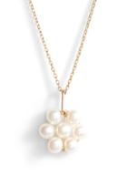 Women's Poppy Finch Baby Pearl Flower Pendant Necklace