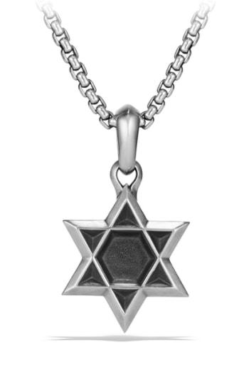 Men's David Yurman Star Of David Amulet