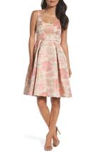 Women's Maggy London Jacquard Fit & Flare Dress - Pink
