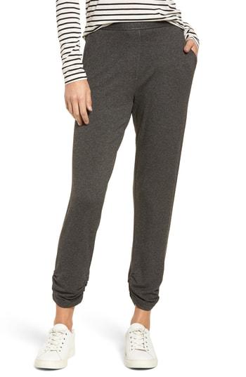 Women's Michael Stars Ruched Hem Jogger Pants - Black