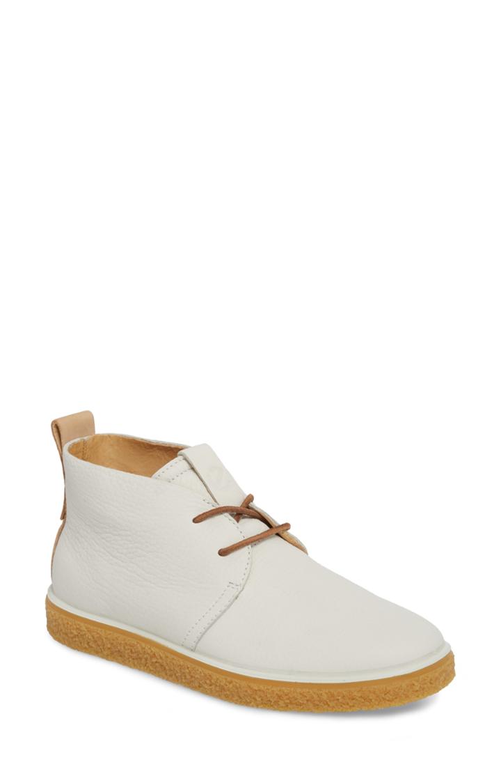 Women's Ecco Crepetray Chukka Boot -9.5us / 40eu - White