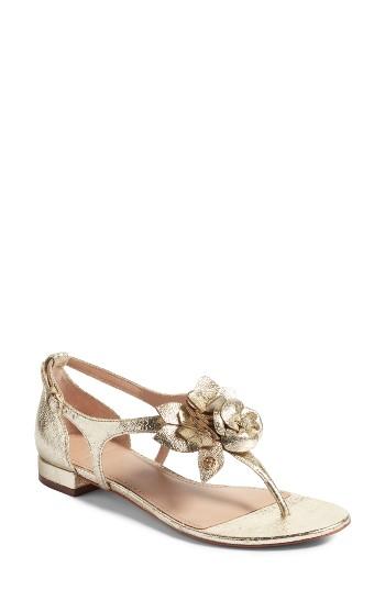 Women's Tory Burch Blossom Sandal M - Yellow