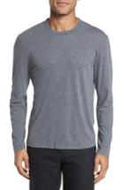 Men's James Perse Melange Long Sleeve Graphic T-shirt (xl) - Black