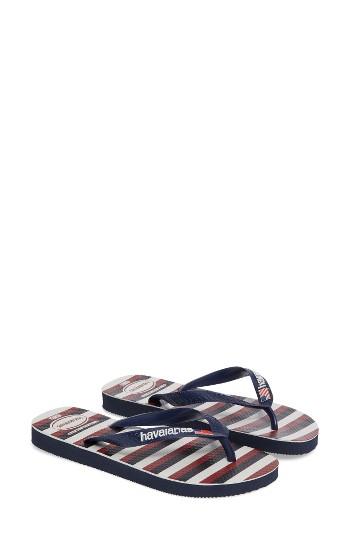 Women's Havainas Top Mix Usa Flag Flip Flop
