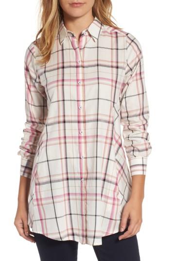 Women's Foxcroft Cici Plaid Shirt - Burgundy