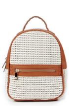 Sole Society Nikole Faux Leather Backpack - Brown