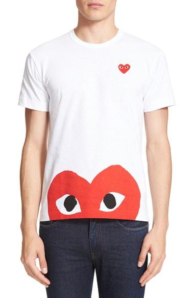 Men's Comme Des Garcons Graphic T-shirt - White