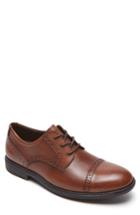 Men's Rockport Madson Cap Toe Derby .5 W - Brown