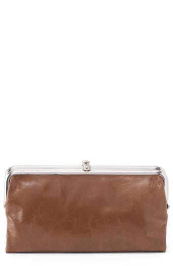 Women's Hobo Lauren Double Frame Clutch - Yellow