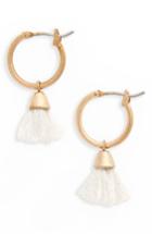 Women's Canvas Jewelry Tassel Hoop Earrings