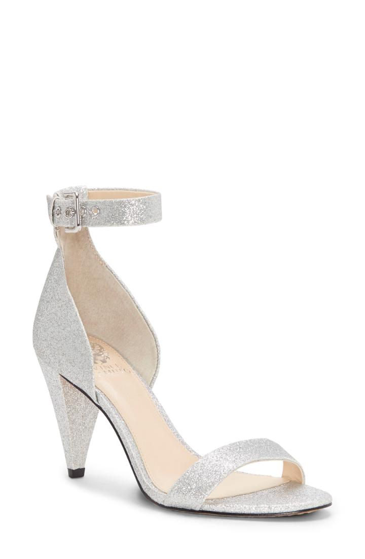 Women's Vince Camuto Cashane Sandal .5 M - Metallic