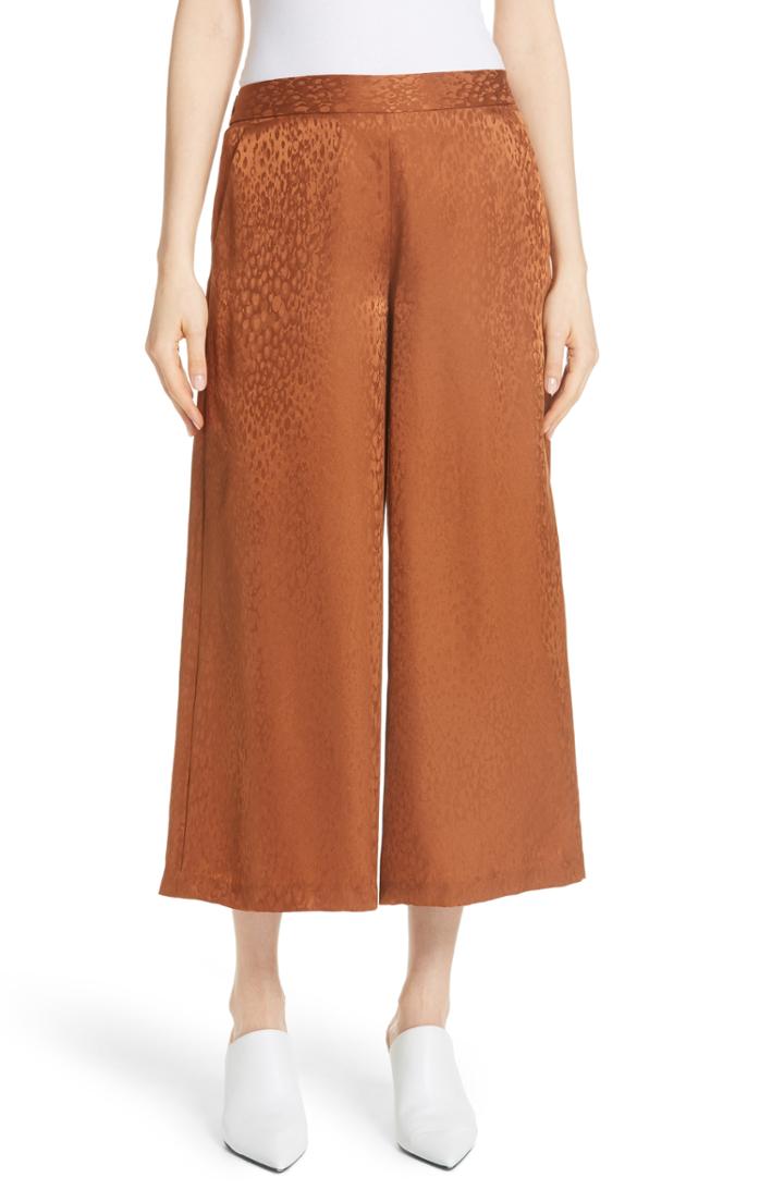 Women's A.l.c. Jameson Silk Culottes - Brown