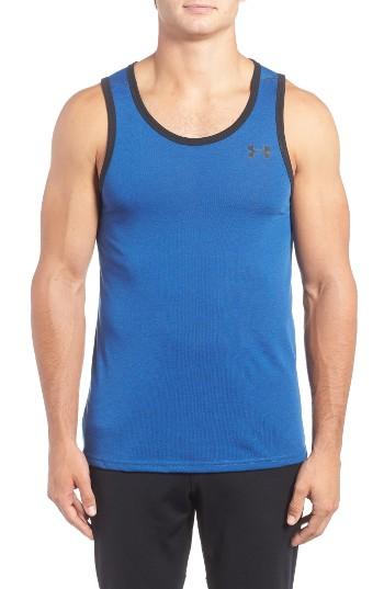 Men's Under Armour Threadborne Tank - Blue