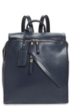 Sole Society Nycky Faux Leather Backpack - Blue