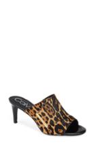 Women's Calvin Klein Carine Genuine Calf Hair Mule M - Brown