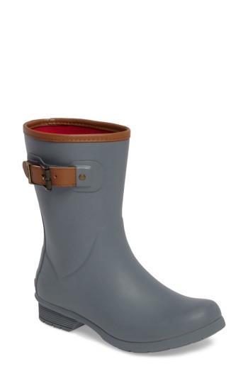 Women's Chooka City Solid Mid Height Rain Boot M - Blue