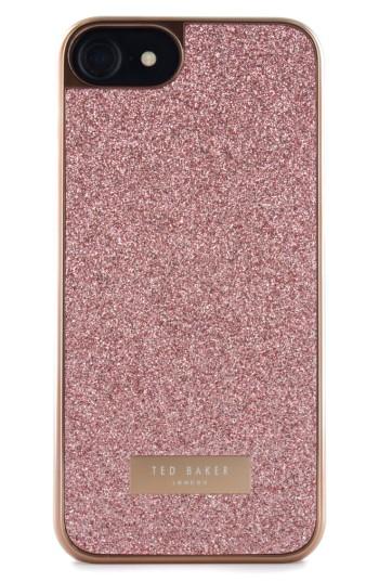 Ted Baker London Sparkles Iphone 6/6s/7/8 & 6/6s/7/8 Case - Pink