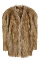 Women's Topshop Chubby Faux Fur Coat - Ivory