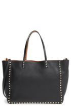Valentino 'medium Rockstud - Alce' Leather Tote -