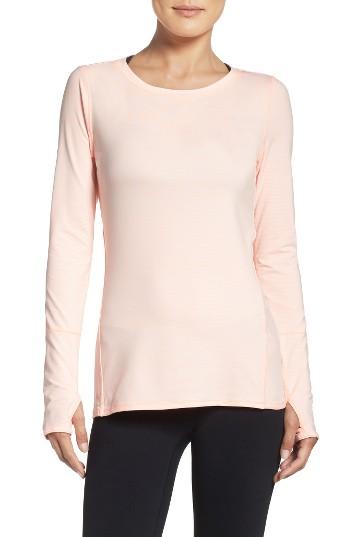 Women's Zella Heartbeat Tee, Size - Coral