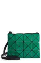 Bao Bao Issey Miyake Lucent Crossbody Bag - Green