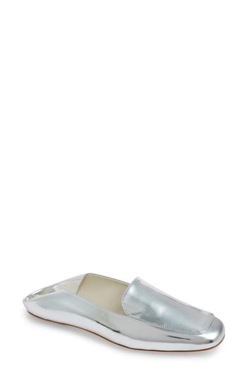 Women's Tibi Cecil Loafer Mule Eu - Metallic