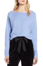 Women's Halogen Drop Shoulder Sweater - Blue