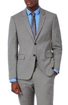 Men's Topman Muscle Fit Suit Jacket - Grey